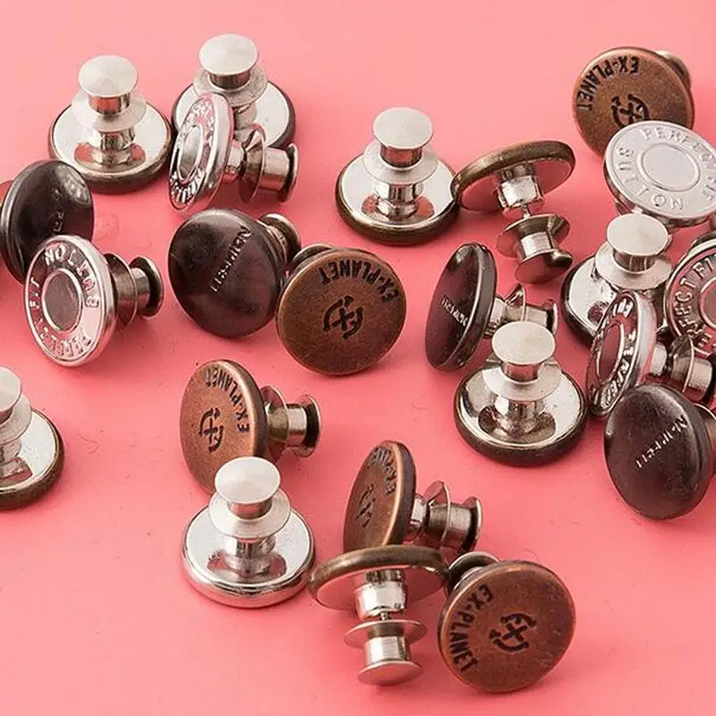 Бронзовая Мода идеальная пуговица ручной работы 17 мм для одежды брюк швейных