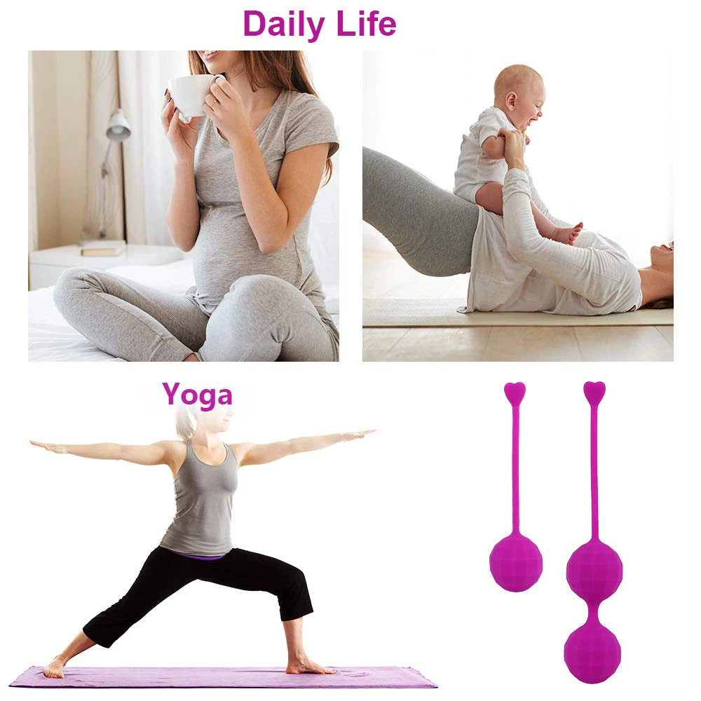 Безопасные Силиконовые Шарики Кегеля тренажер для укрепления влагалища