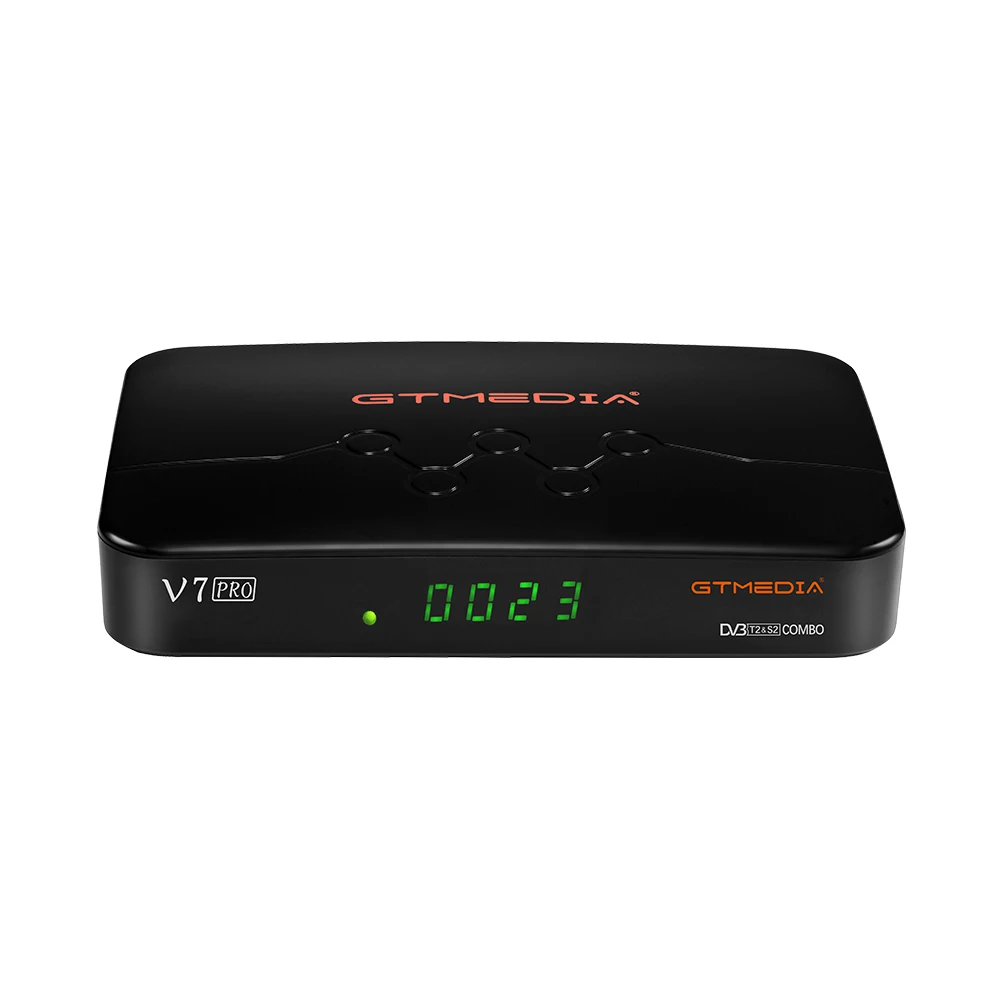 GTMEDIA V7 PRO DVB S/S2/S2X + T/T2 память 1 ГБ ОЗУ поддержка альбертиса/Tivusat/BBC Satback VCM/ACM/мульти