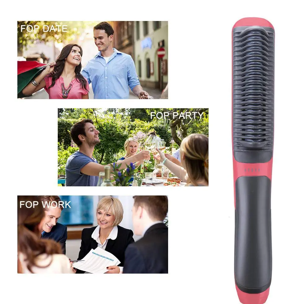 Электрический Выпрямитель для волос плойка щетка с горячим воздухом выпрямитель