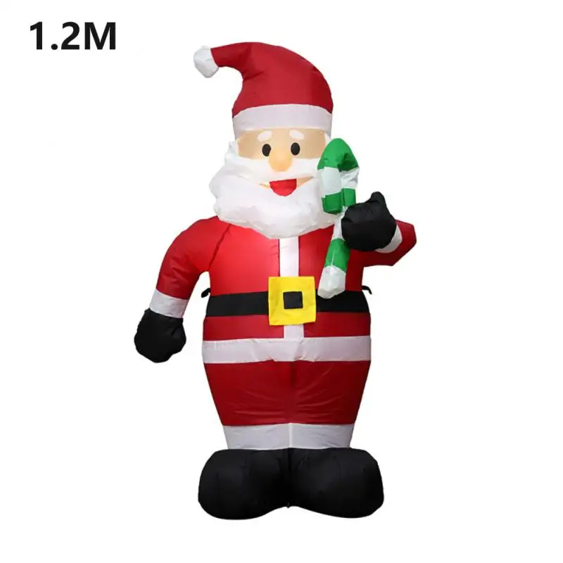 

Golwing надувная кукла Санта-Клауса со светодиодный светильник кой, взрывобезопасные рождественские украшения, новогодний декор, реквизит, иг...