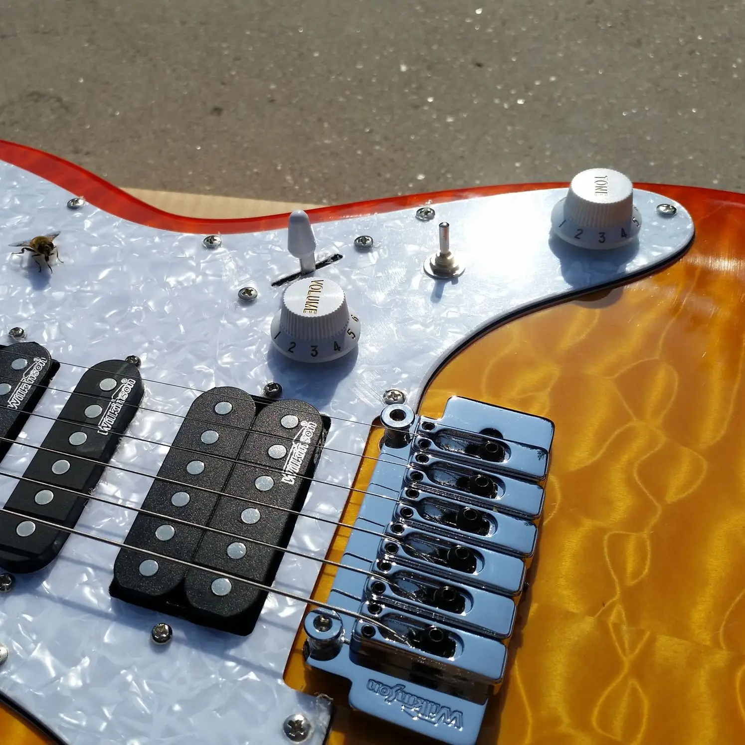 Cs цветная высококачественная электрическая гитара, сделано в китае, древесина клена, фингерборд, 24 лада, красивая и крутая