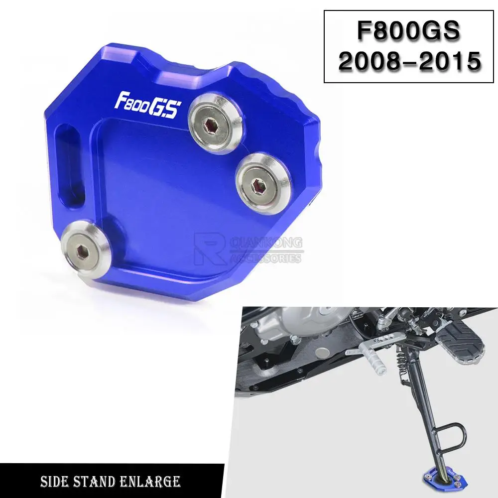 

Motorcycle Side Stand Enlarger Plate Pad Extension Protection For BMW F800GS F800 GS F800-GS 2008-2015 2014 2013 2012 2011 2010