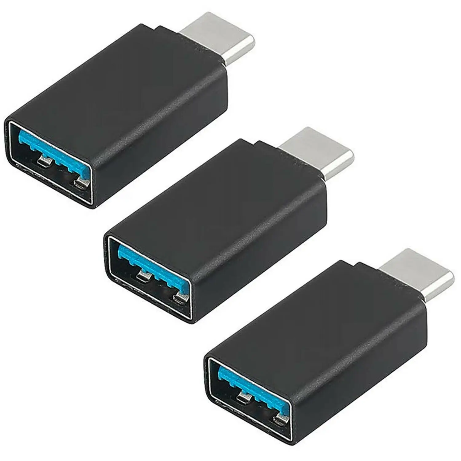 

USB C to USB Adapter OTG USB Type C to USB Thunderbolt 3 to USB Female [3-Pack]