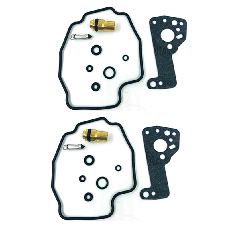 

2set Motorcycle Carburetor Rebuild Kit with Float Needle Valve for Yamaha xv535 xv 535 virago 1989-01