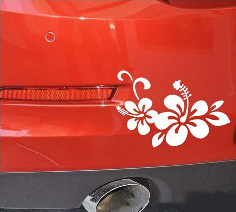 

2 X Fashion Car Sticker Beautiful Flowers Automobiles Motorcycles Accessories Vinyl Decal for Volkswagen Polo,14cm*10cm