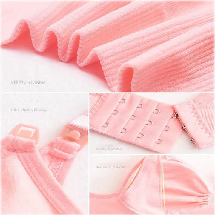 

Wirefree Nursing Clothing Cotton Breastfeeding Bra For Pregnant Women Pregnancy Breast Sleep Underwear Women Lingerie
