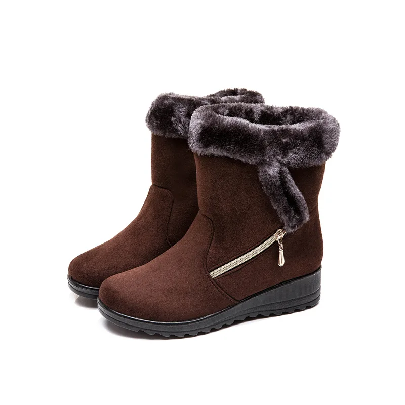 

Women Boots 2020 Fashion Ankle Boots for Ladies Casual Winter Snow Shoes Winter Platform Couple Shoes Zapatos Mujer