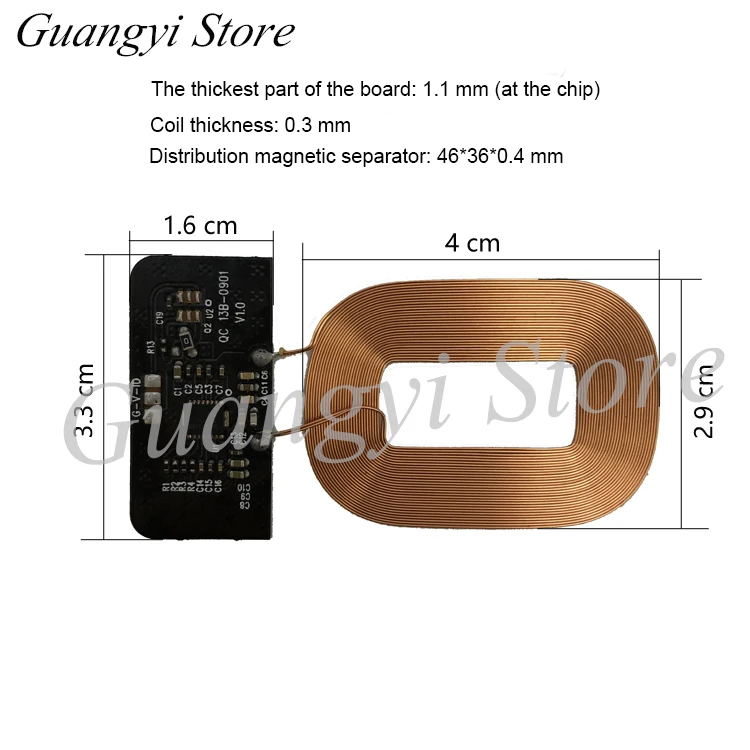 Модификация и встроенная схема ультратонкой катушки мобильный телефон для