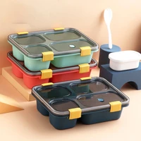 1300ml850ml healthy plastic lunch box snap leak proof microwave dinnerware bento adults kid food storage container lunchbox