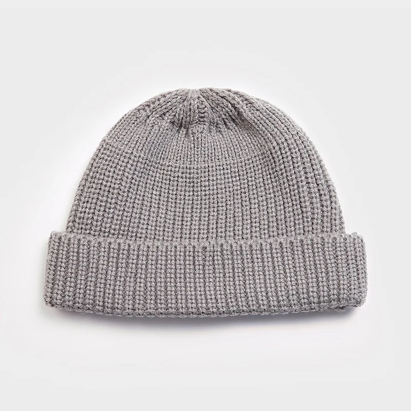 Шапка Skullcap Новые однотонные шапки зимняя женская мужская шапка унисекс вязаная