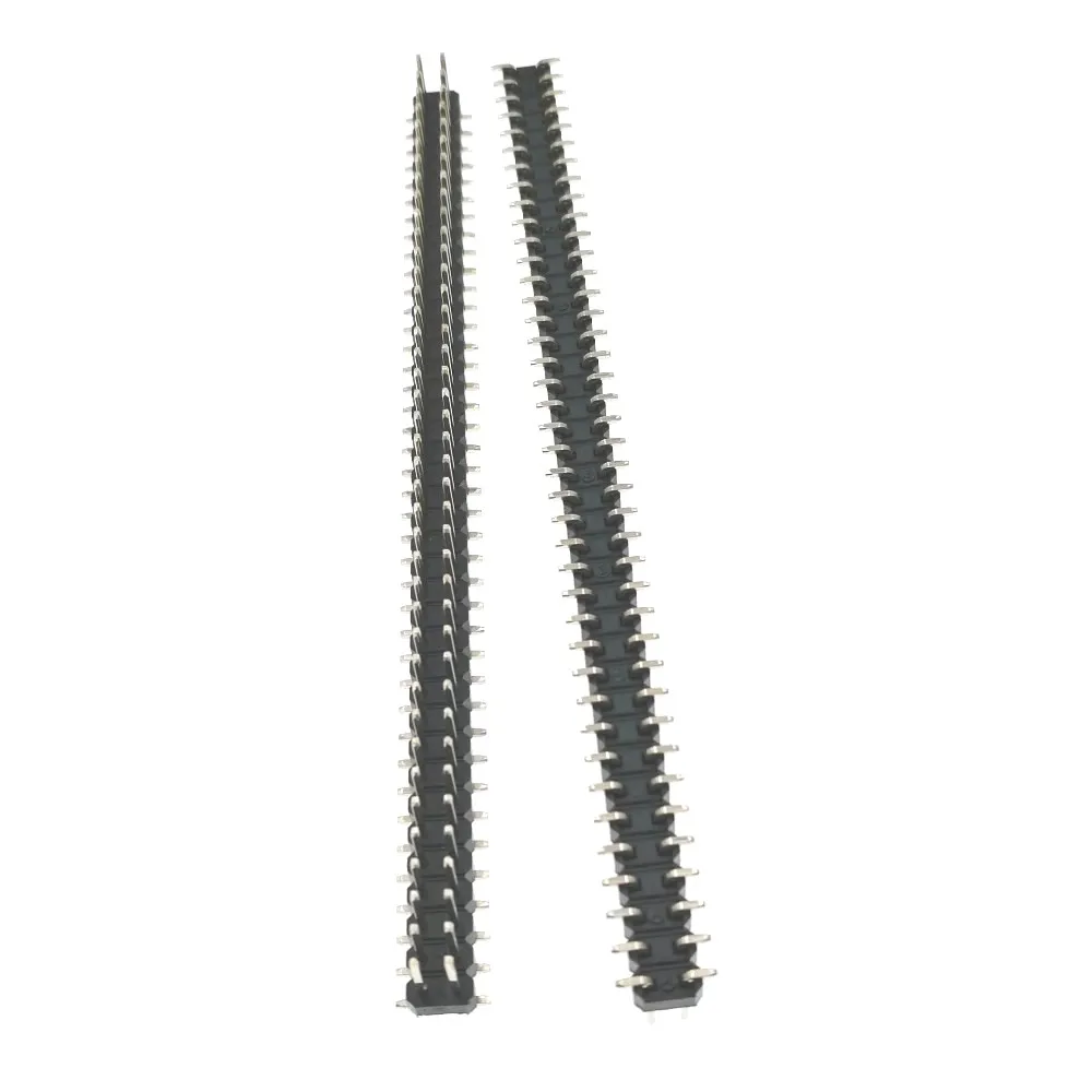 2 54 мм Шаг 2x40 контактов SMD SMT 1x40 штыревой двухрядный разъем|pin hand|header pinpin header female |