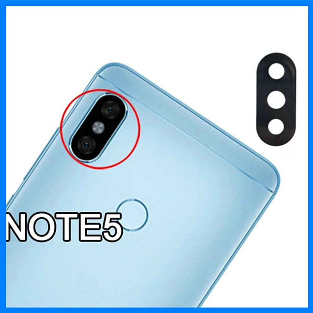 Стеклянный объектив для камеры Xiaomi Redmi Note 6 Pro 2 шт. стеклянный задней с клеем