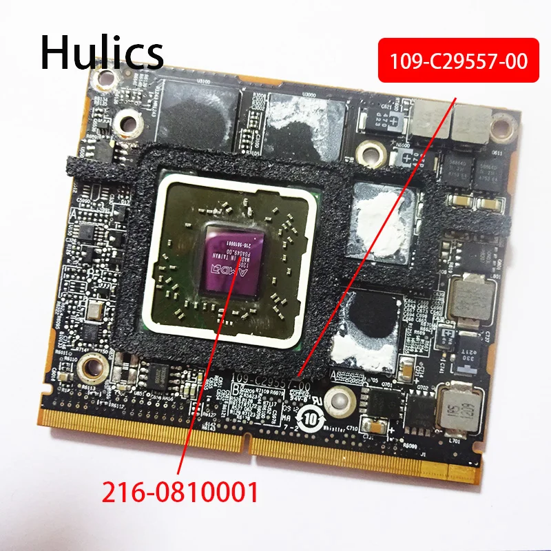 Видеокарта Hulics Для IMac A1311 A1312 2011 2010 512 Мб HD 6770 6770M HD6750 HD6750M Vga 109-C29557-00 216-0810001 - купить по
