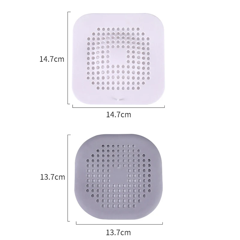 

Shower Drain Silicone Kitchen Sink Filter Hair Stopper Catcher Filter Water Stopper Silicone Bathroom Kitchen Deodorant Plug