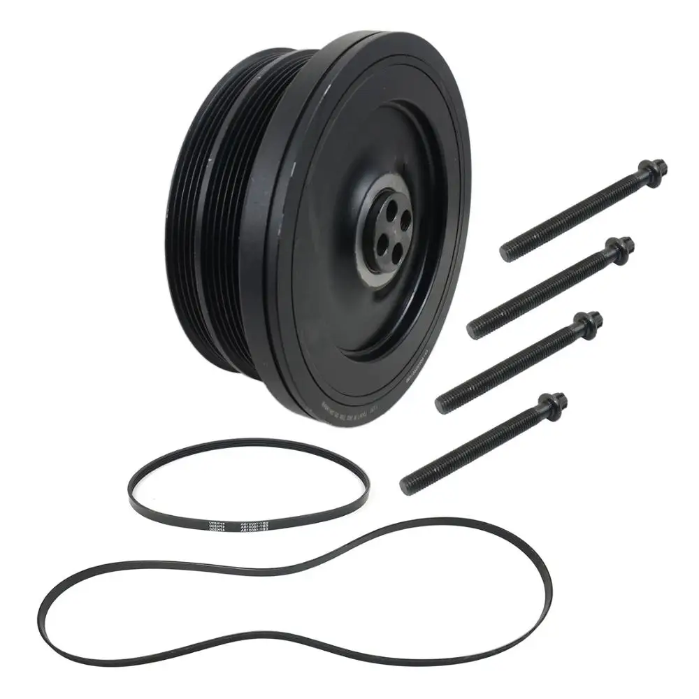 AP03 1 шкив коленчатого вала + 4 болта 2 ремня для BMW 5er 7er E60 E61 E65 525D 530D 730D 11237788611| |