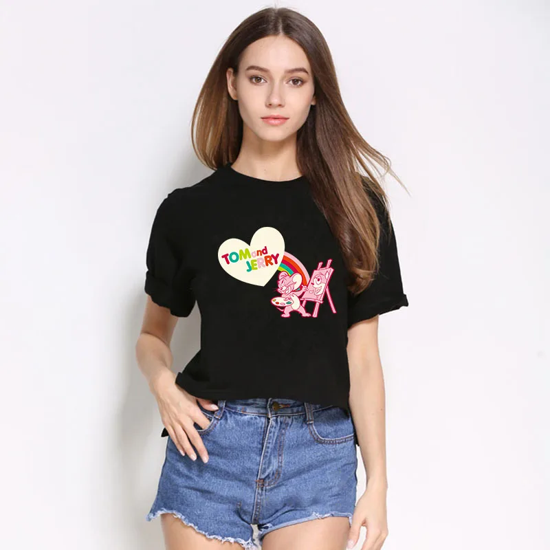 

Women Aesthetic Leisure Holiday Style T-shirt Kawaii Pretty Sisters Outfits Innocent Girls School Daily Wear O-neck Tee Clothing
