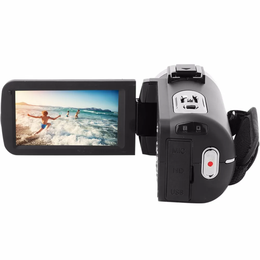 3 дюйма 4K HD видео Камера Wi-Fi Ночное видение 16x Zoom ультра-hd Сенсорный экран Цифровая видеокамера Камера комплект с пультом дистанционного управления Управление