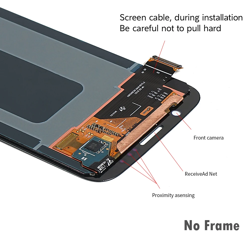 OLED For SAMSUNG Galaxy S6 G920F G920A G920T LCD Display Touch Screen with Frame Digitizer Assemble Samsung | Мобильные телефоны и