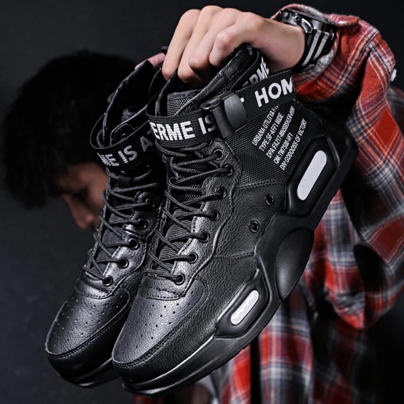 

Youth Trend Couple Casual Sneakers Lightweight Comfortable Sports Shoes Platform High-top Height-increasing Shoes Size36-46