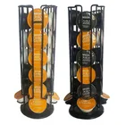 Вращающийся держатель для капсул кофе, 24 чашки, стойка для капсул Dolce Gusto, стойка для капсул из нержавеющей стали, стойка для хранения, полки 2020