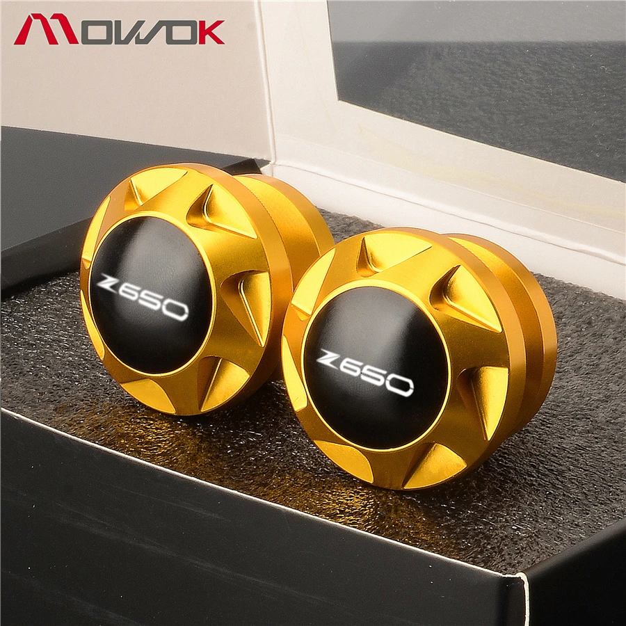 8 мм винты для подставки мотоцикла катушки слайдера с ЧПУ Kawasaki Z650 Z 650 z900 2017