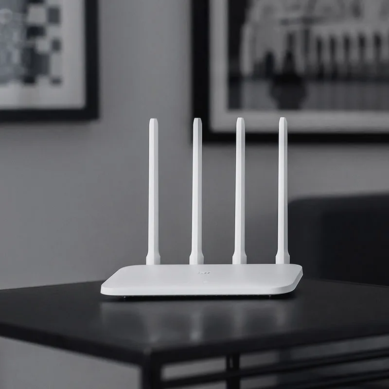 Original Xiaomi Mi WIFI Router 4C Roteador APP Control 64 RAM 802.11 b/g/n 2.4G 300Mbps 4 Antennas Wireless Routers Repeater | Компьютеры