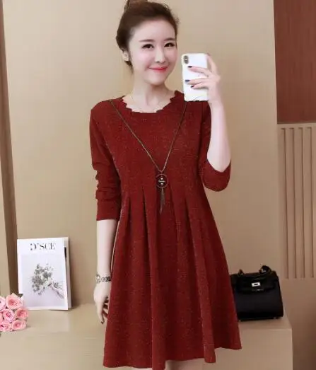 

2021 Pregnant Women Shirts Autumn Long Korean Maternity Clothes Fashion Clothing A-Line Loose Pregnancy O-Neck Tops