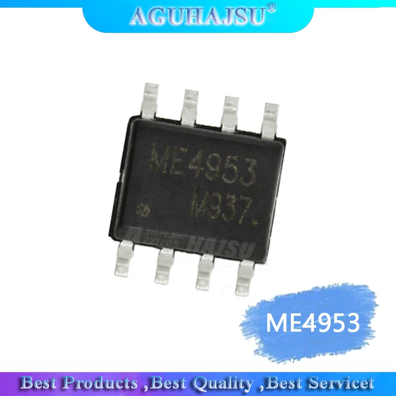 

10 шт. ME4953 CEM4953A FDS4953A Универсальный двойной P-channel MOS транзистор 30 в 5.3A SOP-8 оригинал