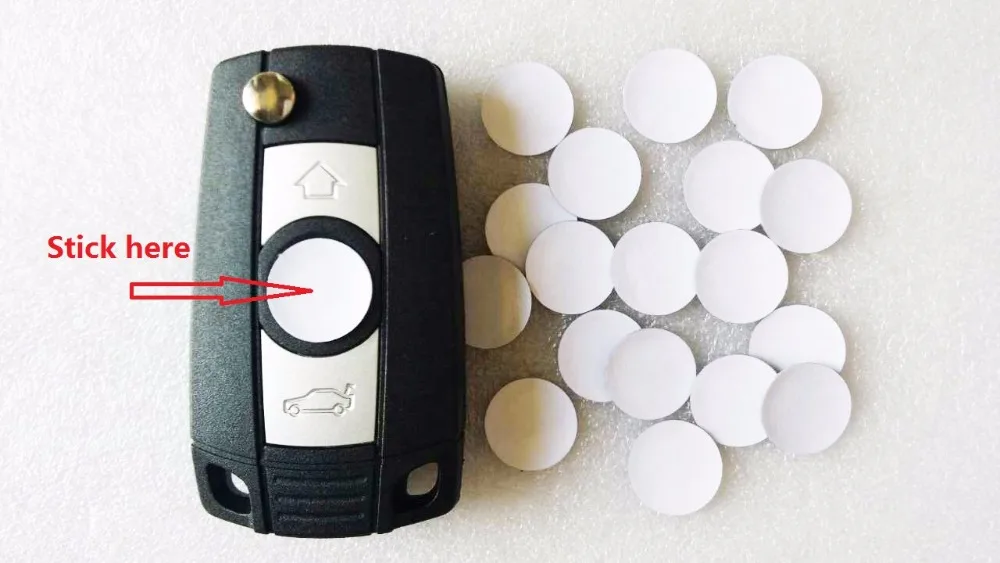 

10pcs/lot key logo Emblem Sticker for BMW