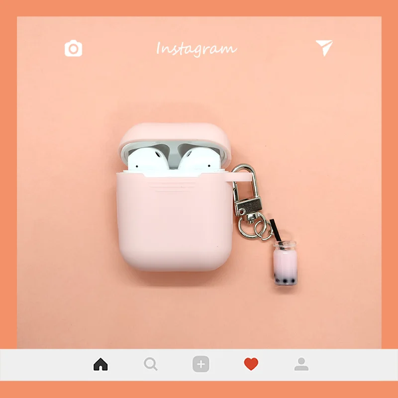 Корейский милый браслет с надписью молоко для Apple гарнитура AirPods чехол Airpods