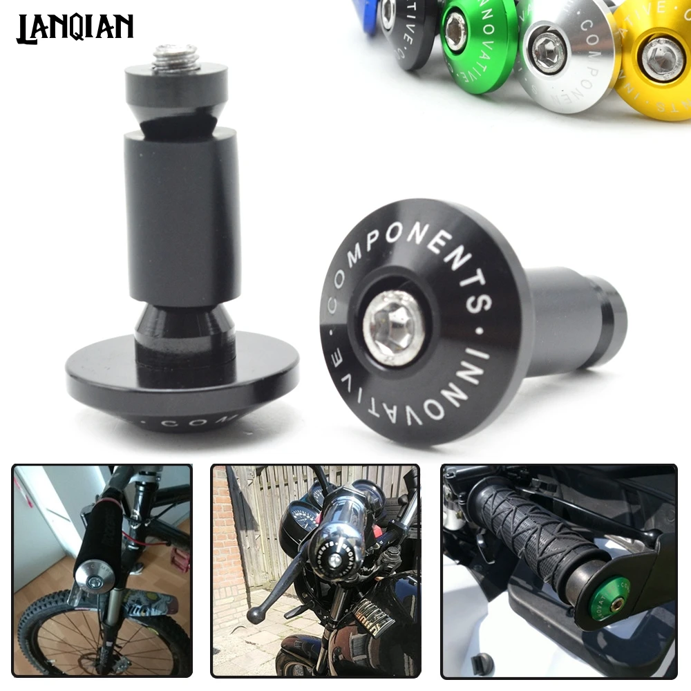 Универсальные наконечники Руля Мотоцикла 7/8 штепсельная Вилка для Yamaha YBR 125 YZF R1 R3