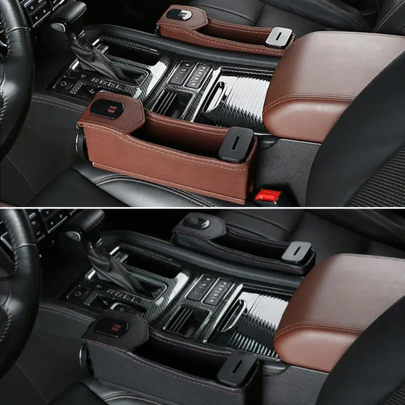 Органайзер для автомобильного сиденья цифровой дисплей USB зарядное устройство