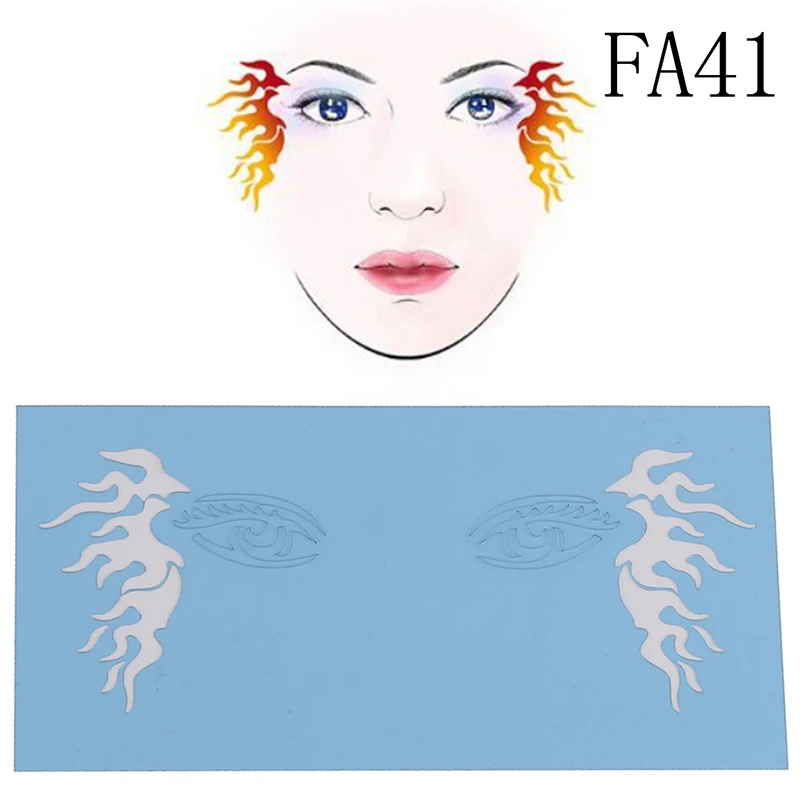 1 шт. многоразовый трафарет для нанесения татуировки на тело |