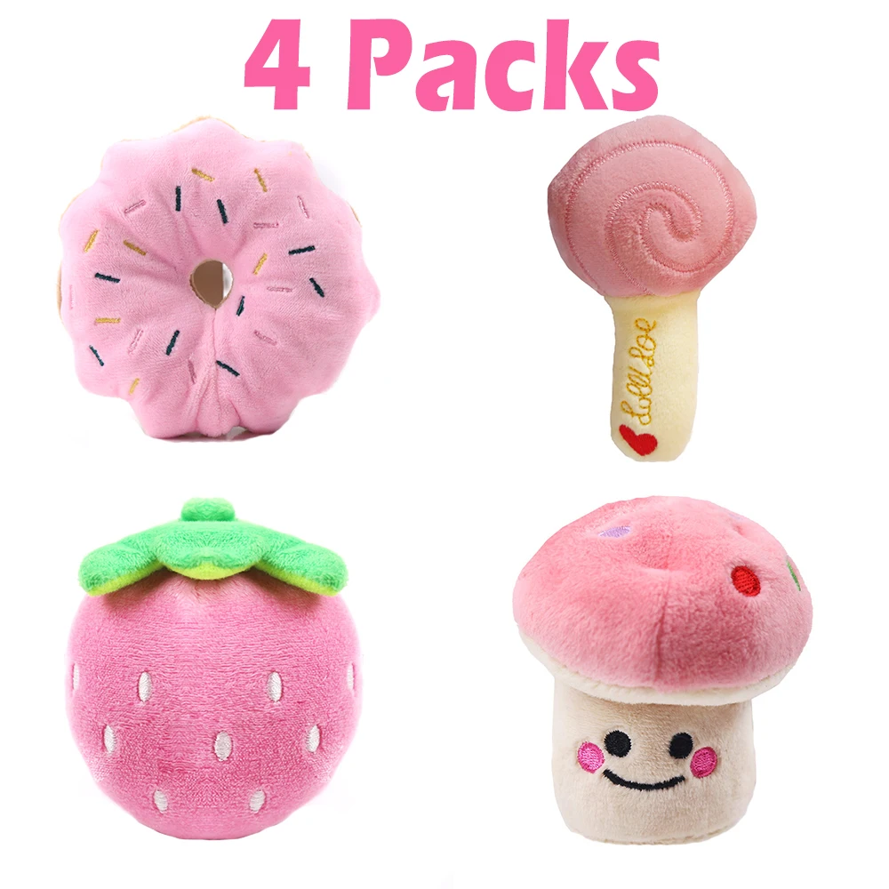 Набор игрушек для собак 3-12 шт. плюшевые пищалки маленьких и больших игрушки