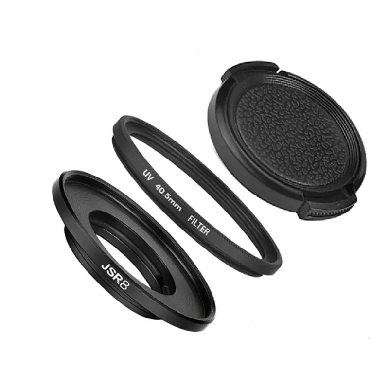 UV 3in1 Для SJ8 Pro/Plus/Air крышка объектива камеры водонепроницаемый корпус бленда супер HD экран защитная пленка Рамка держатель для SJCAM SJ8 аксессуары - Цвет: UV 3in1