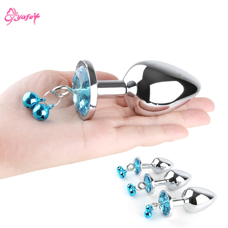 Анальная пробка фаллоимитатор вибратор массажер простаты металлическая секс