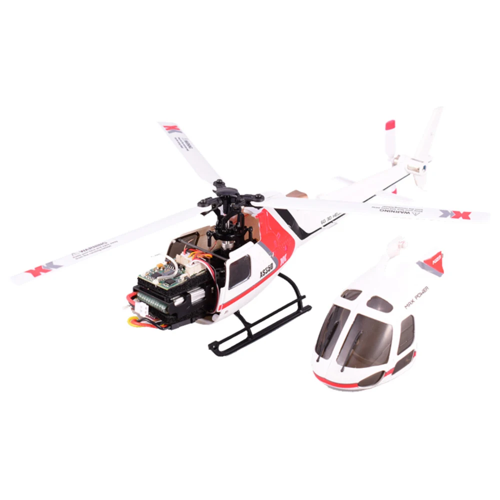 Wltoys XK AS350 K123 6CH 3D 6G система дистанционного управления бесщеточный вертолет BNF без