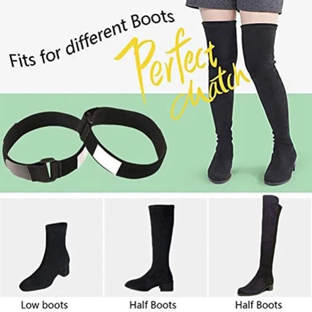 1 пара женские ботинки с эластичным ремешком нескользящей клейкой