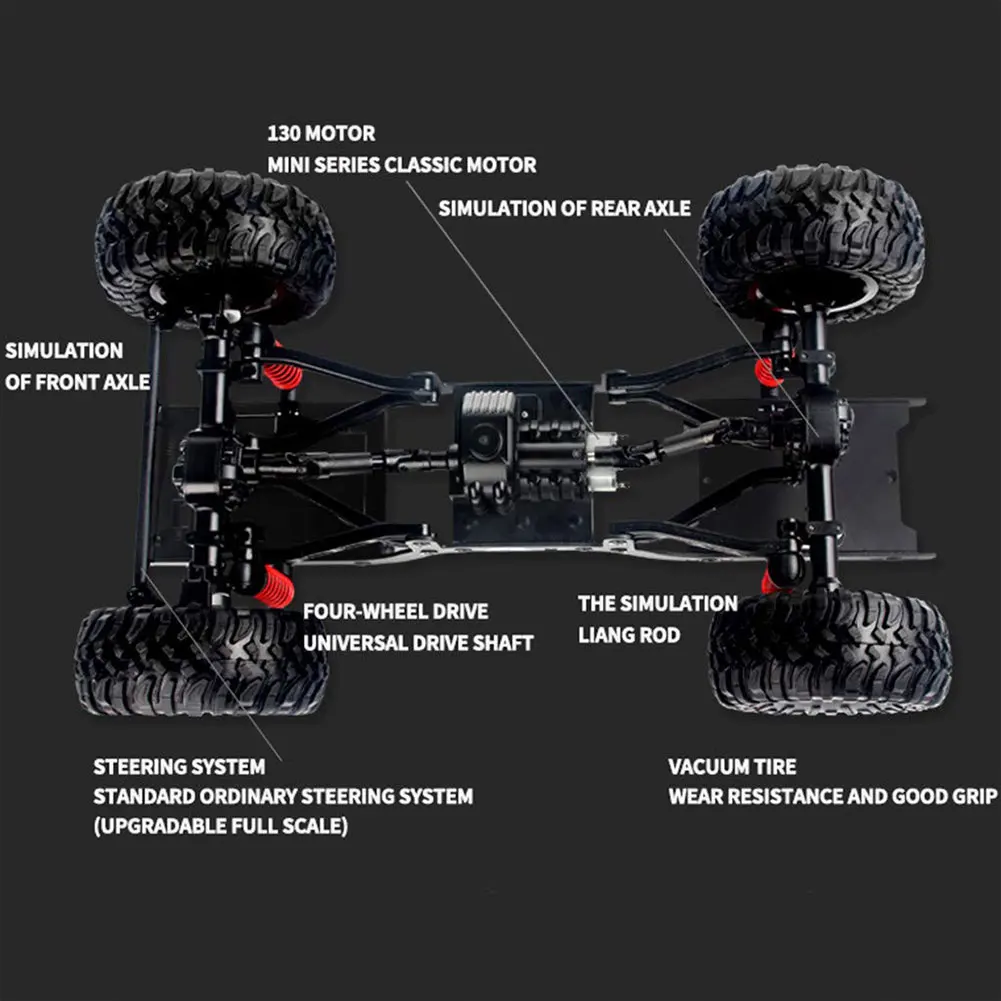 Pokich RC автомобиль 1:12 бездорожье высокая скорость 2 4G 4WD Rc АВТОМОБИЛЬ W/передний