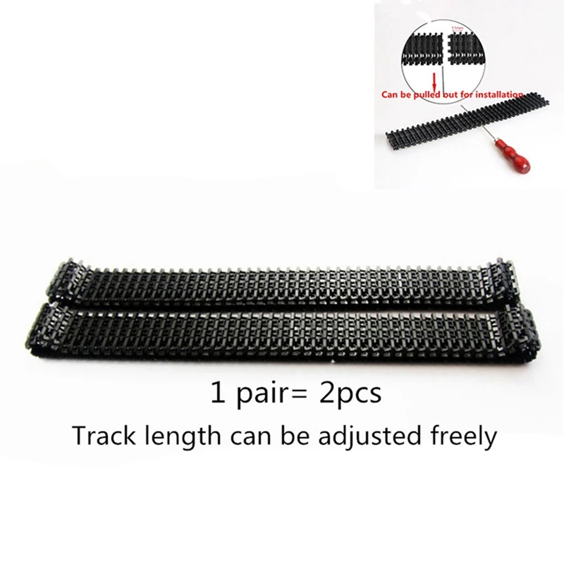 Для TC 09 инженерно Пластик трек Р/У танки белый гусеничная цепь для гусеничных