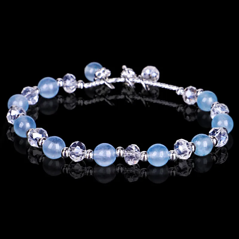 Новый стиль летний свежий смешанный камень кулон ракушка браслет эластичный