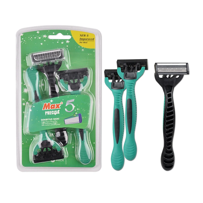 3 шт. острое удаление волос для тела Бритва мужчин и женщин 5 слоев карандаш бритья