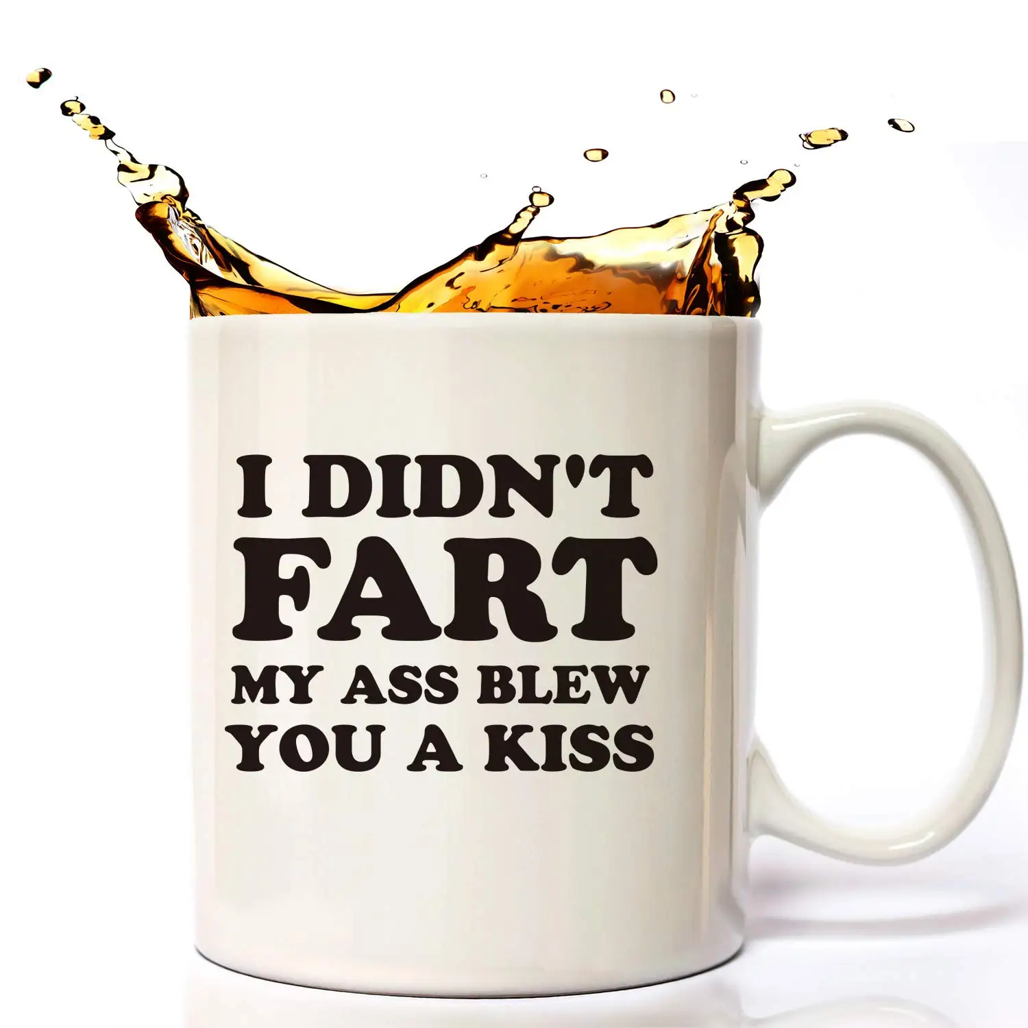 Я не сдул вам поцелуй забавная шутка папы подарок на день отца керамическая