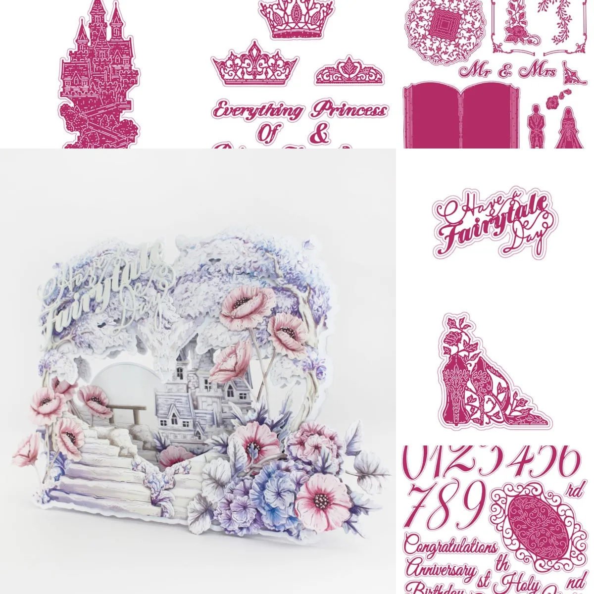 

Fairy-tale Day Collection Metal Cutting Dies for DIY Scrapbooking Crafts Dies Cut Stencils Maker Photo Album Template Handmade