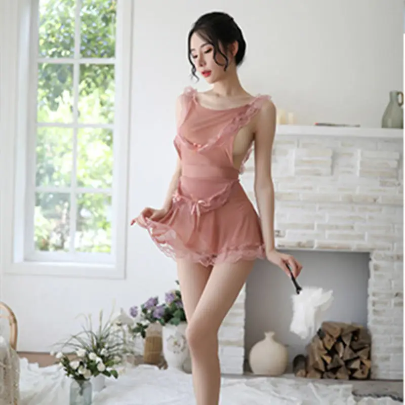 Хит продаж 2020 Обнаженная кухонная Униформа горничной для девушек