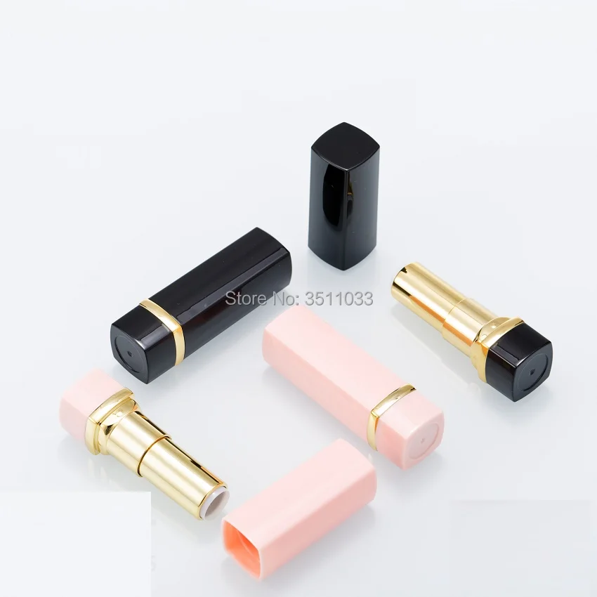12 1 мм Высококачественная квадратная туба для губной помады косметические тубы