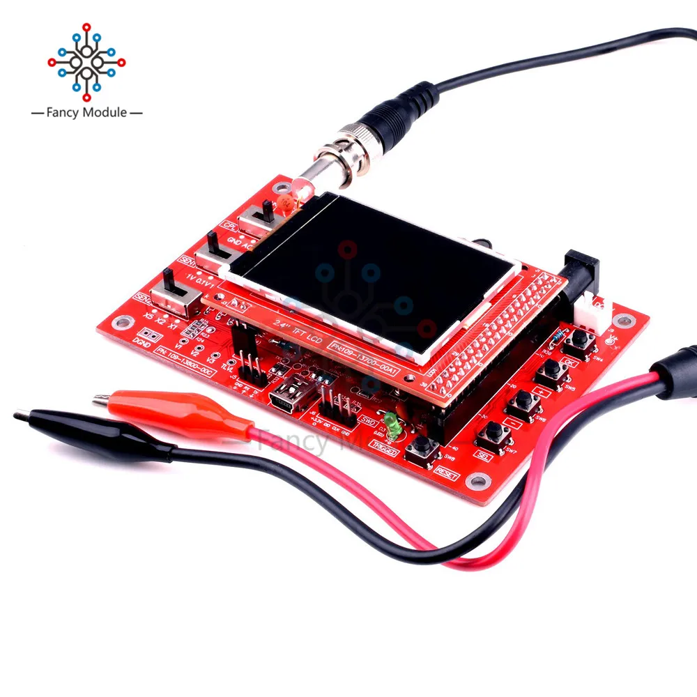 Полностью Собранный цифровой осциллограф diymore SMD 2 4 &quotTFT LCD 1Msps 0 -200 кГц 12 бит с