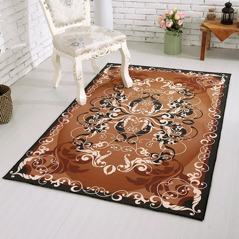 

Printing And Dyeing Carpets For Living Room Bedroom Rugs Fine European-style Household Textile Rectangular Home Custom Carpet