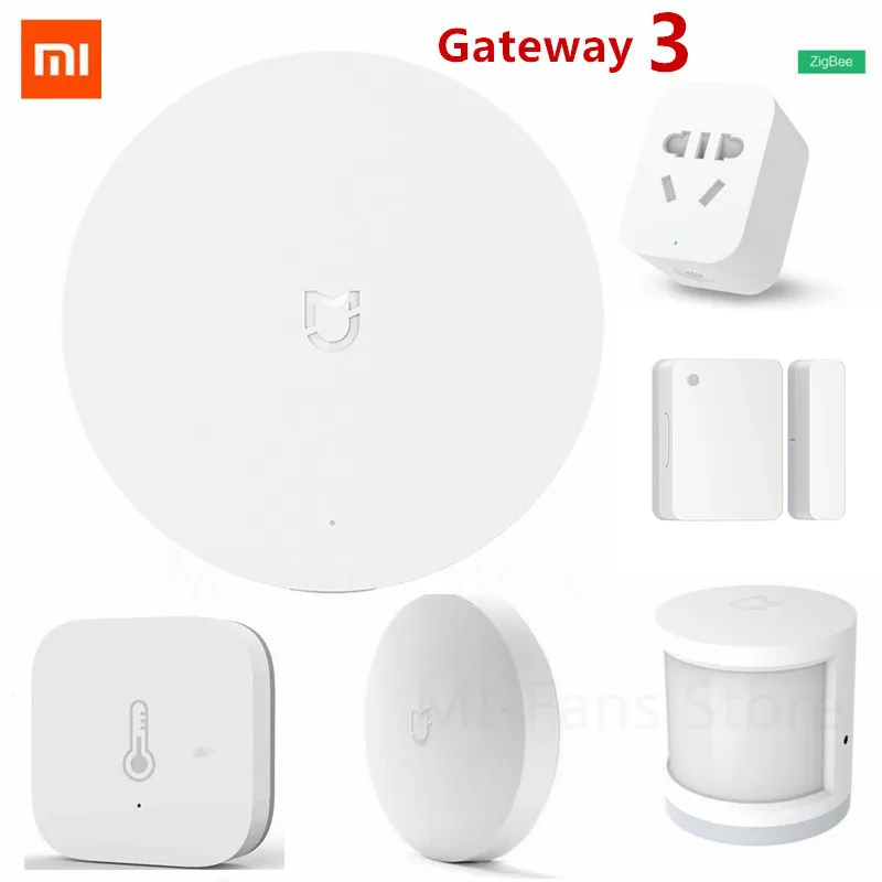 Набор для умного дома XIAOMI Gateway 3 датчик человека двери окна температуры и